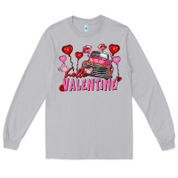 Moon Dust Hello Valentine Valentine's Day truck Long Sleeve Tee - FaDigitalArtStudio