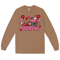 Toasted Coconut Hello Valentine Valentine's Day truck Long Sleeve Tee - FaDigitalArtStudio