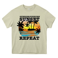 Mossy sunrise sunburn sunset repeat Heavy Core Tee - JahusDesignShop