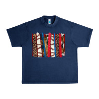 Navy Baseball brushstroke Urban Heavy Tee - HowdyJamesFarm