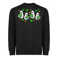 Black clover ghostie st.patrick's day Heavyweight Sweatshirt - Artiststas