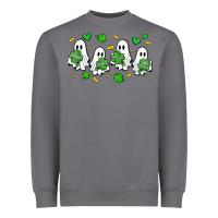 Storm clover ghostie st.patrick's day Heavyweight Sweatshirt - Artiststas