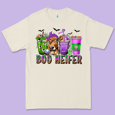 Boo Heifer Coffee Cups With Halloween Premium Tee Designed By Texasbilliewilder