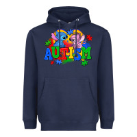 Navy autism stitch with lilo Heavyweight Hoodie - AdoDesignShop