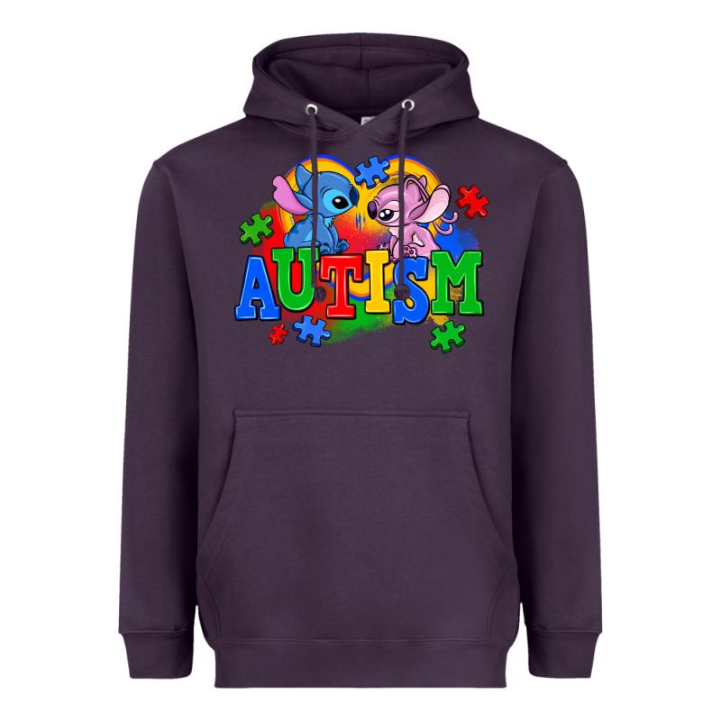Autism Stitch With Lilo Heavyweight Hoodie by AdoDesignShop | Teevron