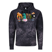 Cloud Black Blessed Mama Vintage Hoodie - CowCowDesign