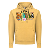 Vintage Mustard Blessed Mama Vintage Hoodie - CowCowDesign