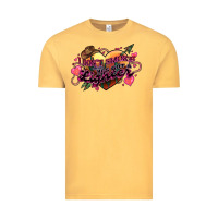 Vintage Mustard I don't smoke but he's got a lighter Vintage Tee - HowdyJamesFarm