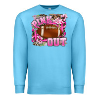 Ocean Blue pink out Premium Sweatshirt - AdoDesignShop