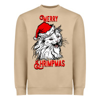 Mushroom Merry Christmas Cat Heavyweight Sweatshirt - SublimationCraftShop