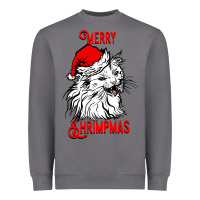 Storm Merry Christmas Cat Heavyweight Sweatshirt - SublimationCraftShop