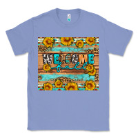 Colony Blue Welcome fall Classic Tee - Artiststas