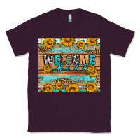 Plum Welcome fall Classic Tee - Artiststas
