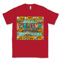 Red Welcome fall Classic Tee - Artiststas