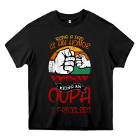 Black Being A Dad Is An Honor Being Papa Is Priceless Heavy Core Tee - Bettercallsaul