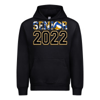 Black senior volleyball Urban Hoodie - AdoDesignShop