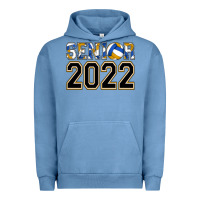 Pigment Pebble Blue senior volleyball Urban Hoodie - AdoDesignShop