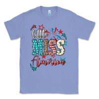 Colony Blue Little miss America 4th of july Classic Tee - HowdyJamesFarm