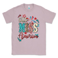 Lilac Little miss America 4th of july Classic Tee - HowdyJamesFarm