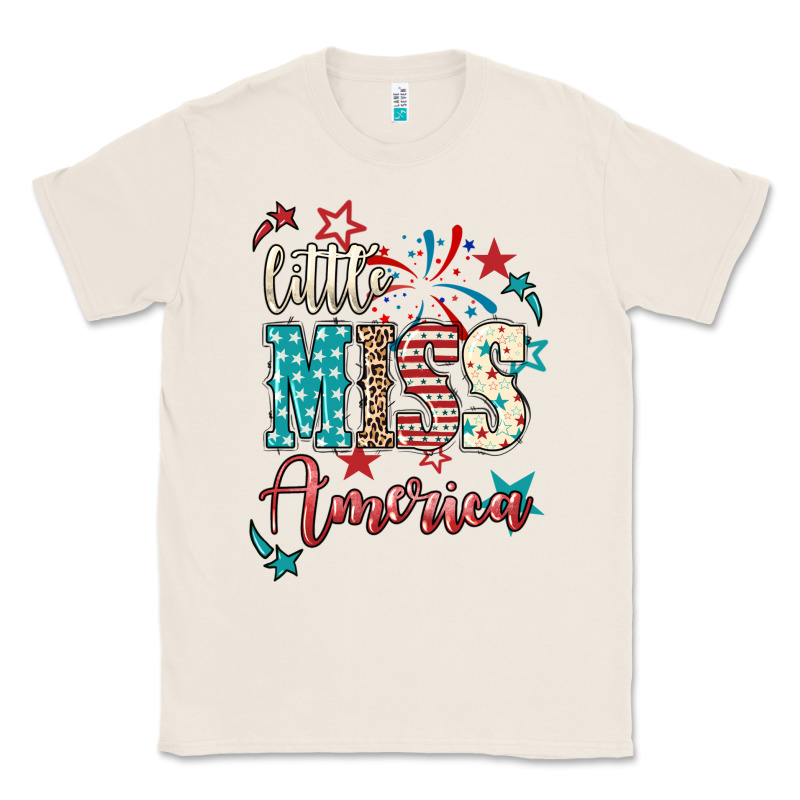 Little Miss America 4th Of July Classic Tee by HowdyJamesFarm | Teevron