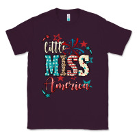Plum Little miss America 4th of july Classic Tee - HowdyJamesFarm