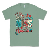 Sage Little miss America 4th of july Classic Tee - HowdyJamesFarm