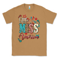 Toasted Coconut Little miss America 4th of july Classic Tee - HowdyJamesFarm
