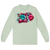 Matcha Western xoxo Long Sleeve Tee - FaDigitalArtStudio