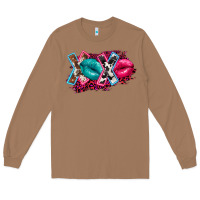Toasted Coconut Western xoxo Long Sleeve Tee - FaDigitalArtStudio