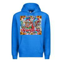 True Royal Love Christmas highland cow Premium Hoodie - CowhideDigitalArt