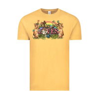 Vintage Mustard Oh how he loves us cross Easter Day Vintage Tee - HowdyJamesFarm