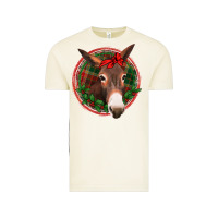 Vintage Arctic Christmas donkey with bandana Vintage Tee - Jasminsmagicworld