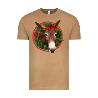 Vintage Camel Christmas donkey with bandana Vintage Tee - Jasminsmagicworld