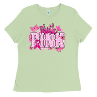 Matcha Think pink Cancer Awareness Ladies Tee - HowdyJamesFarm