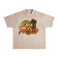 French Oak Black and proud Urban Heavy Tee - HowdyJamesFarm