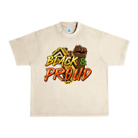 Sandshell Black and proud Urban Heavy Tee - HowdyJamesFarm