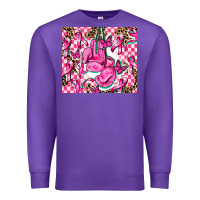 Purple nobody fights alone Premium Sweatshirt - AdoDesignShop