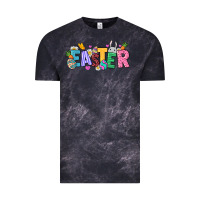 Cloud Black Western Easter day Vintage Tee - HowdyJamesFarm
