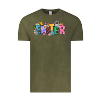 Vintage Olive Western Easter day Vintage Tee - HowdyJamesFarm