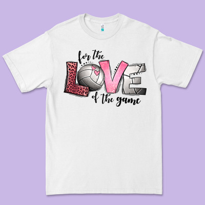 For The Love Of The Game Volleyball Premium Tee Designed By Jasminsmagicworld