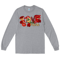Heather Grey Love more Valentine's Day Long Sleeve Tee - FaDigitalArtStudio