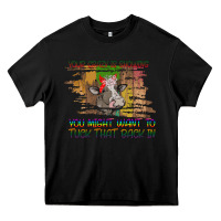 Black Your Crazy Is Showing Heavy Core Tee - Bettercallsaul