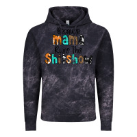 Cloud Black Because Mama Runs This Shitshow Vintage Hoodie - CowCowDesign