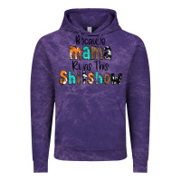 Cloud Purple Because Mama Runs This Shitshow Vintage Hoodie - CowCowDesign