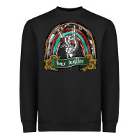 Black hair hurstler copy Heavyweight Sweatshirt - SublimationCraftShop