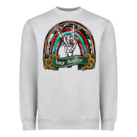 Heather Grey hair hurstler copy Heavyweight Sweatshirt - SublimationCraftShop