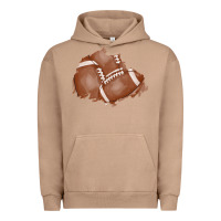 Pigment Burro football patch Urban Hoodie - AdoDesignShop