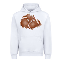 White football patch Urban Hoodie - AdoDesignShop