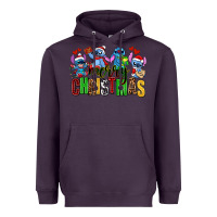 Plum merry christmas stitch Heavyweight Hoodie - AdoDesignShop