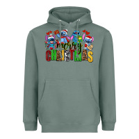 Sage merry christmas stitch Heavyweight Hoodie - AdoDesignShop